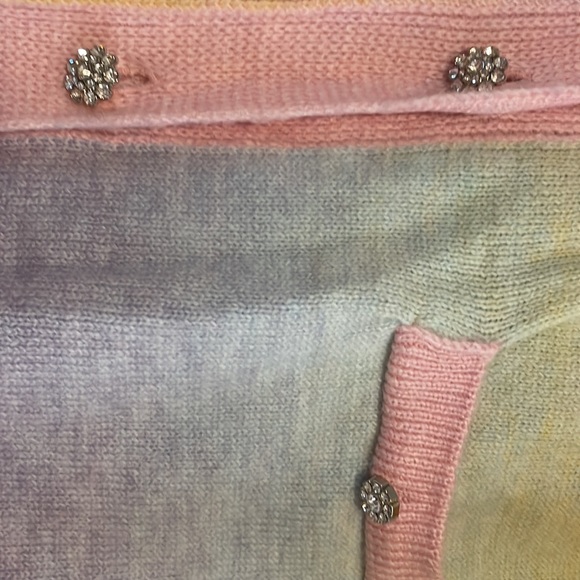 River Island Rainbow Cardigan Size Small NWT - Picture 4 of 6